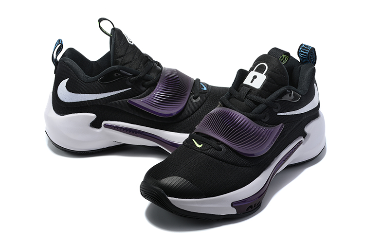 2021 Nike Freak 3 Black White - Click Image to Close